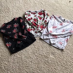 3 Beautiful Floral Sweatshirts